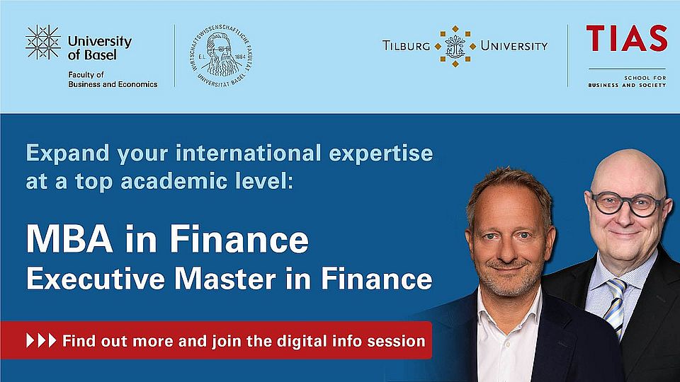 Digital Info Session: MBA in Finance | Executive Master in Finance