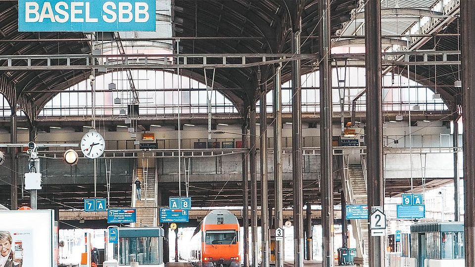 [Translate to English:] Bahnhof SBB