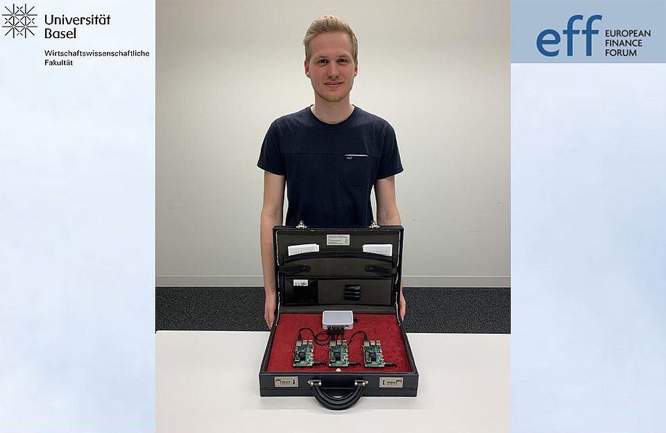 Florian Bitterli, MSc in Business and Economics gewinnt eff Preis