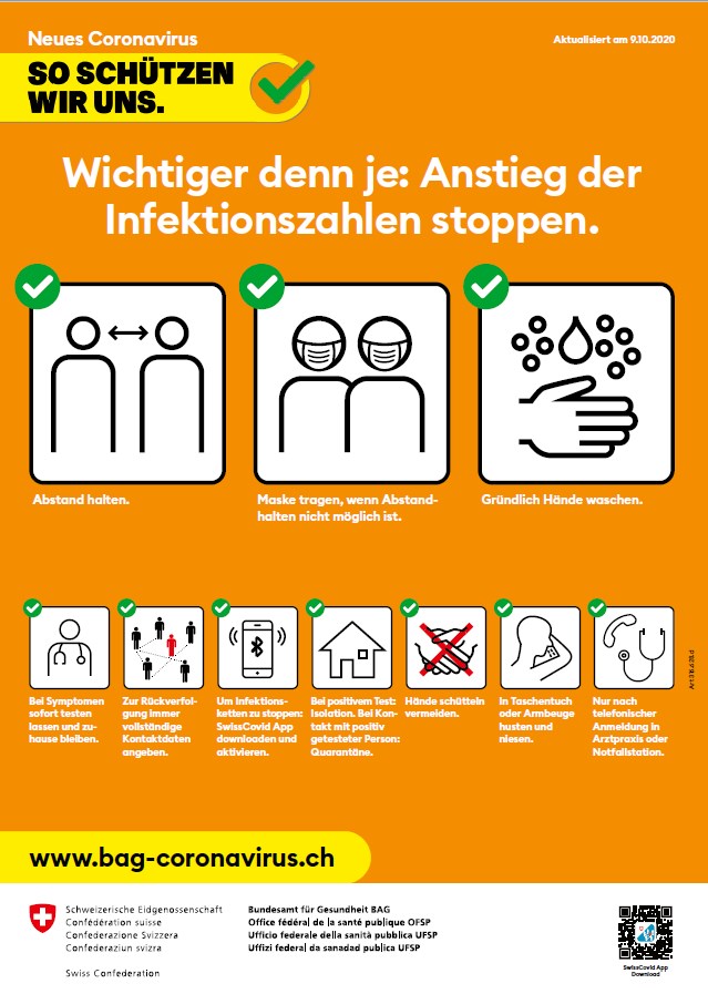 BAG Massnahmen Oktober 2020
